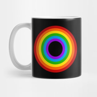 Retro Rainbow Circle Mug